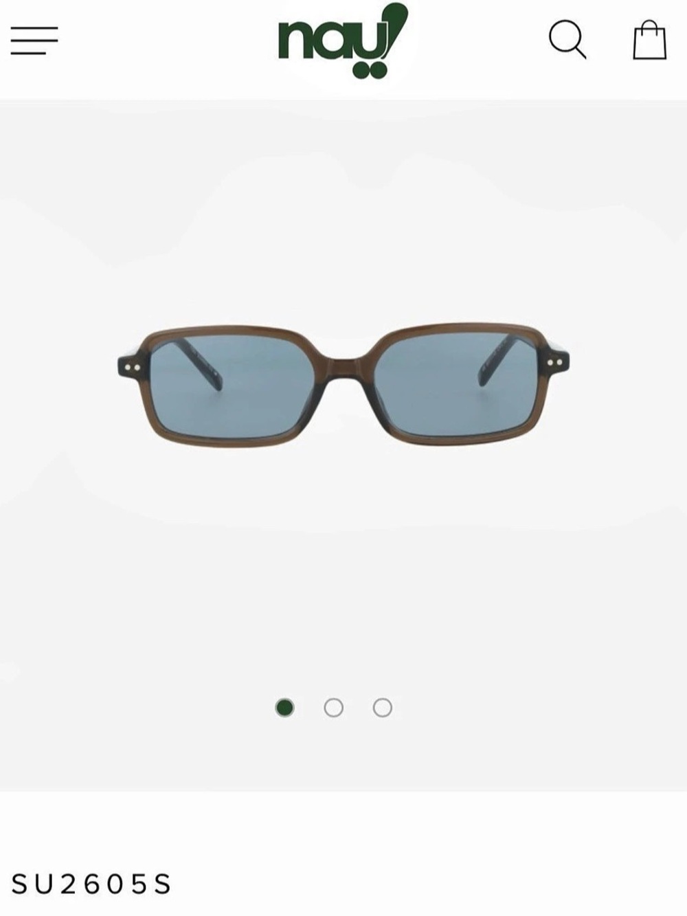 NAU! SU2605S! Brown Frame Sunglasses— New